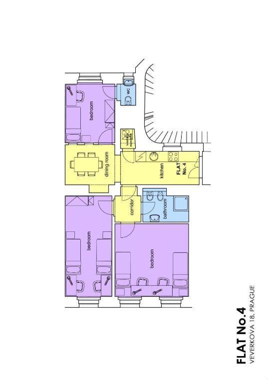 Letna Apartments Прага Екстериор снимка